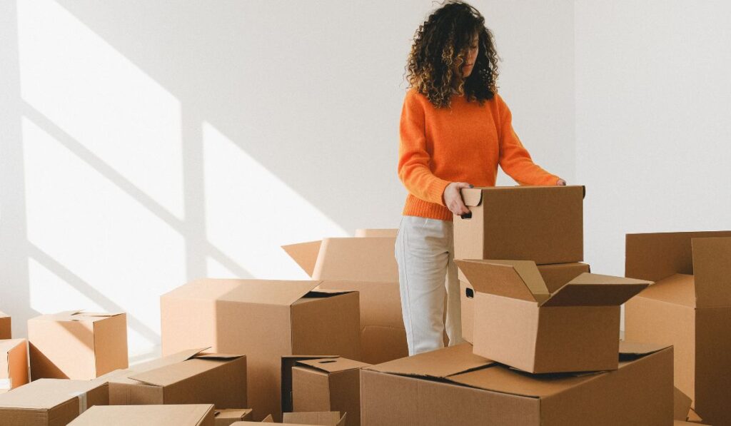 empresa que embala mudança